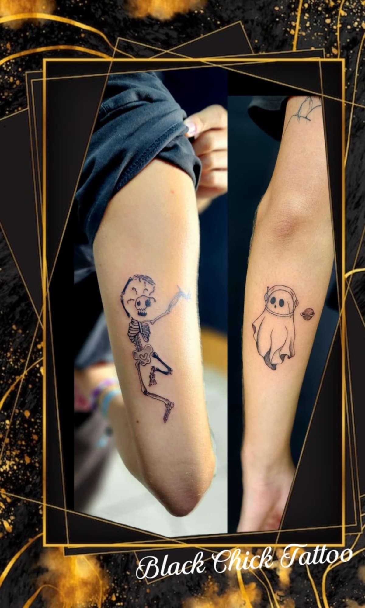 Tatouage pointillisme dot work réalisation 33 — Black Chick Tattoo Tours-en-Savoie