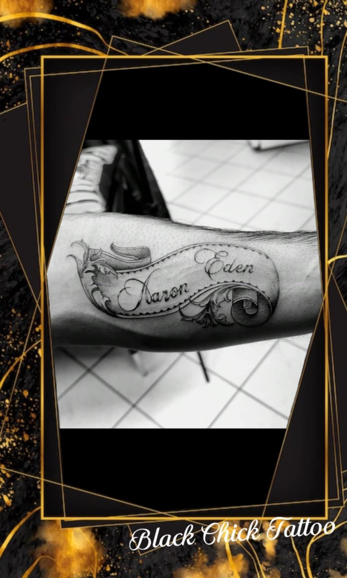 Tatouage pointillisme dot work réalisation 38 — Black Chick Tattoo Tours-en-Savoie